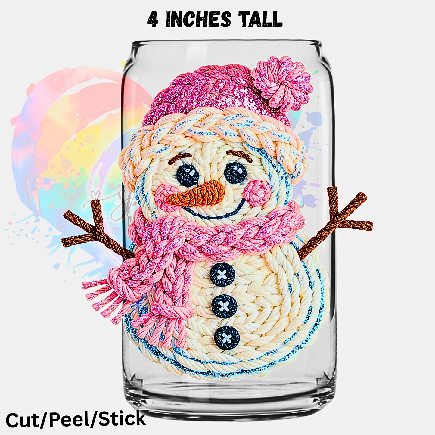 Christmas Yarn UV DTF Bundle (all are 4 inches tall)