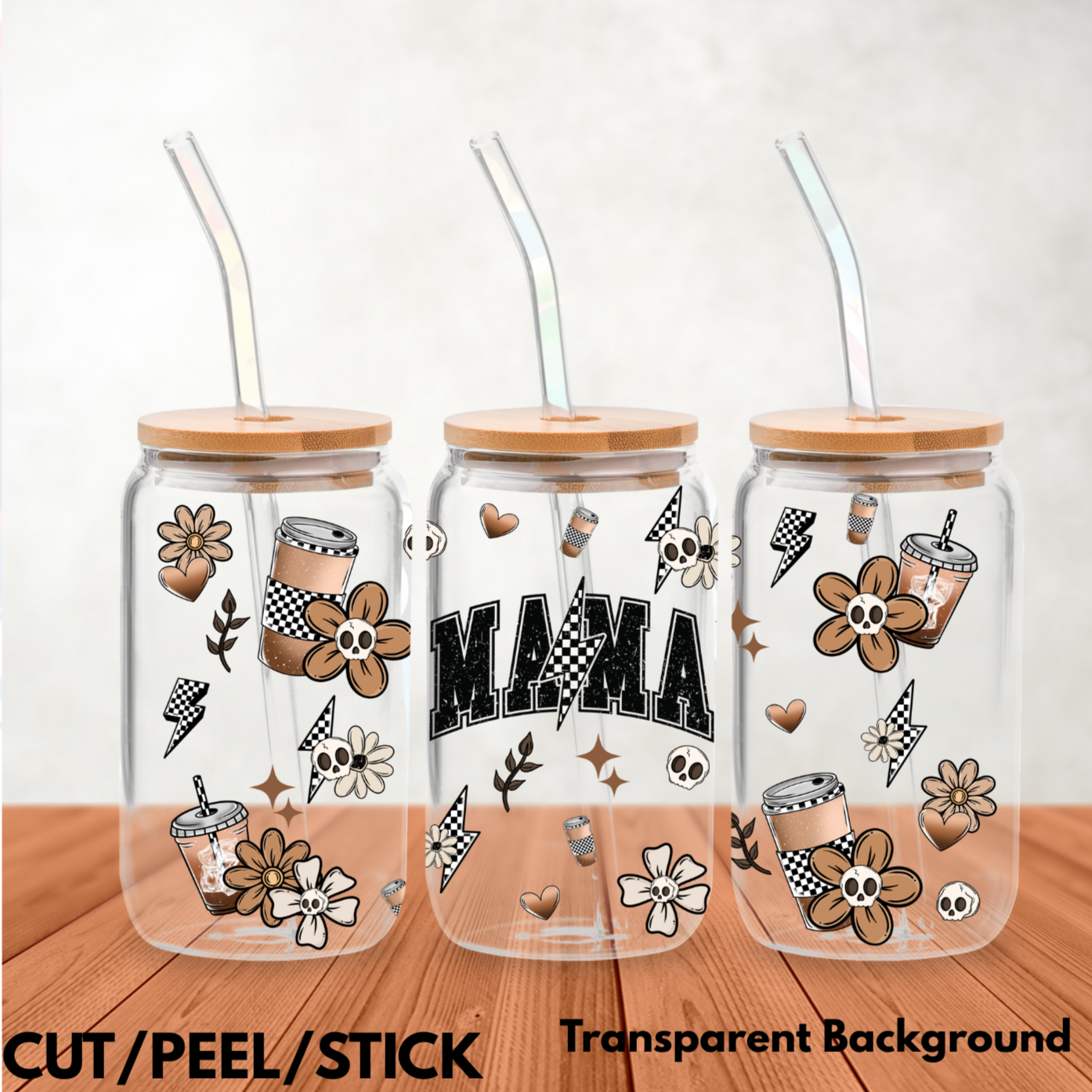 Coffee Mama  UV DTF 16 oz Wrap