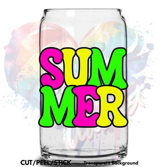 Summer UV DTF Decal