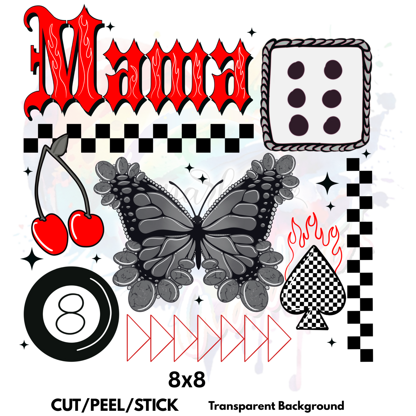 Alternative Mama  Element Sheet 8x8