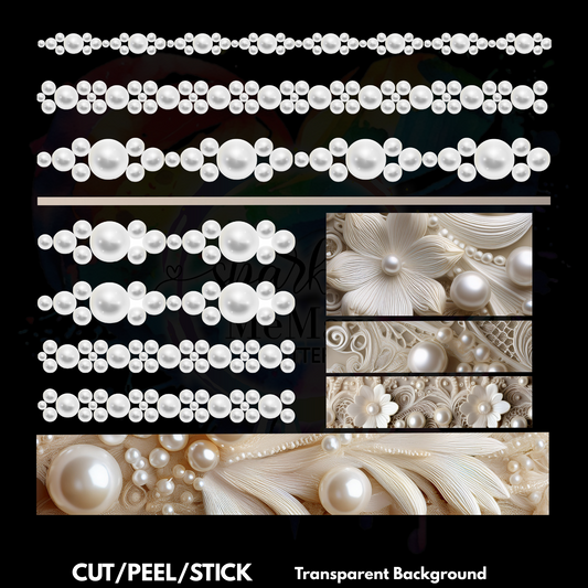 White Pearl Mixed Media UV DTF  Sheet 10x10