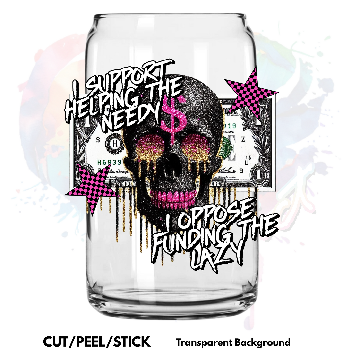I Support UV DTF Decal