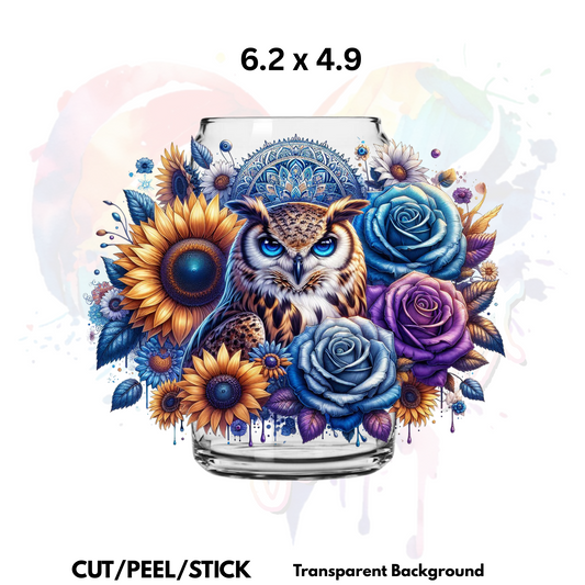 Owl 8 UV  DTF  Wrap