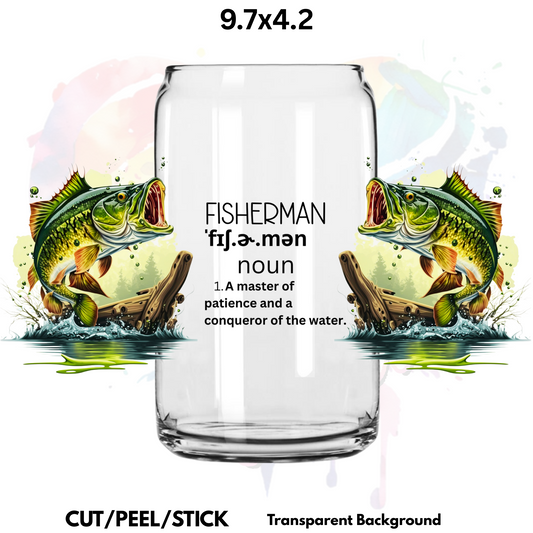 Fisherman 03 UV  DTF  Wrap
