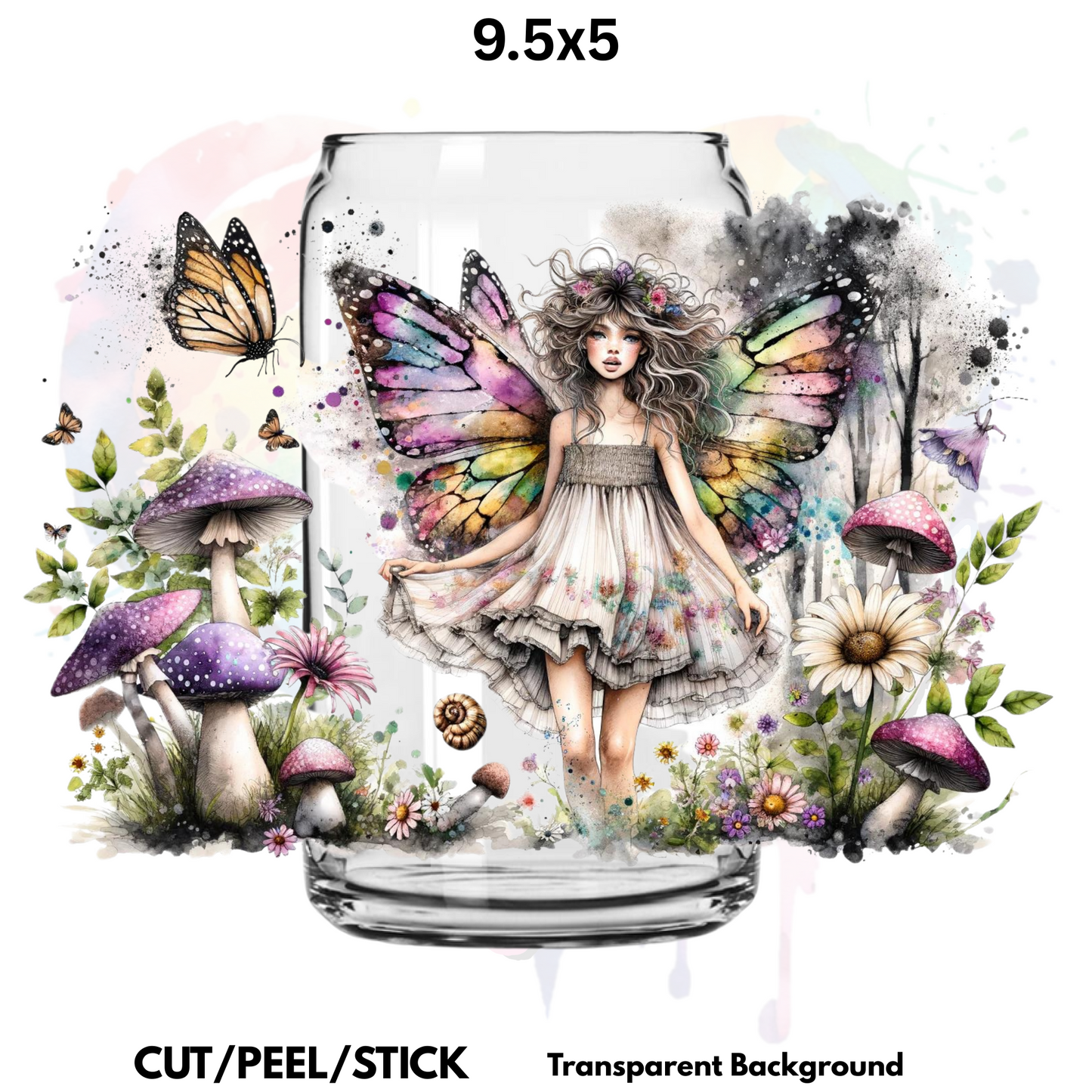 Fairy Glass UV  DTF  Wrap