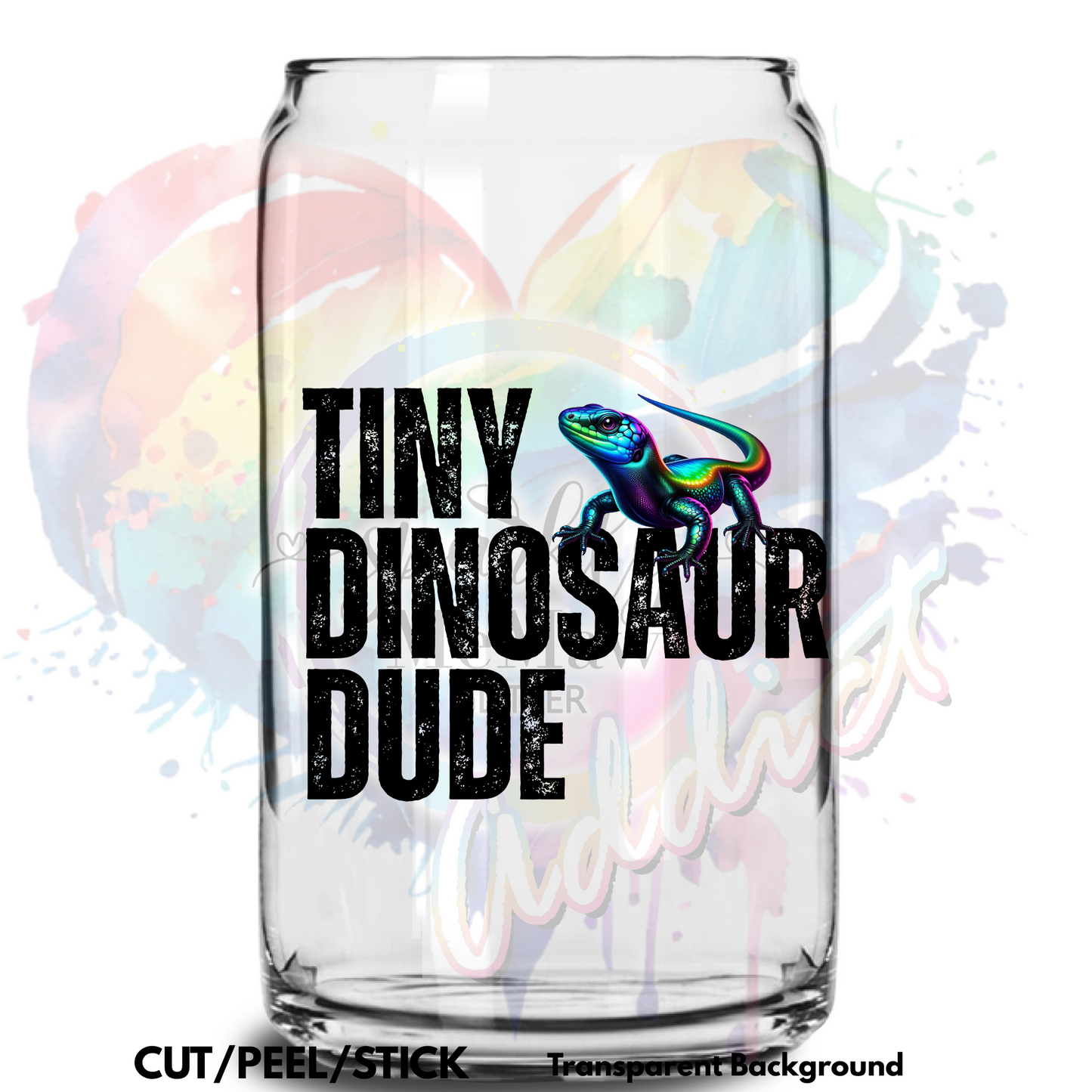Tiny Dinosaur dude   UV DTF Decal