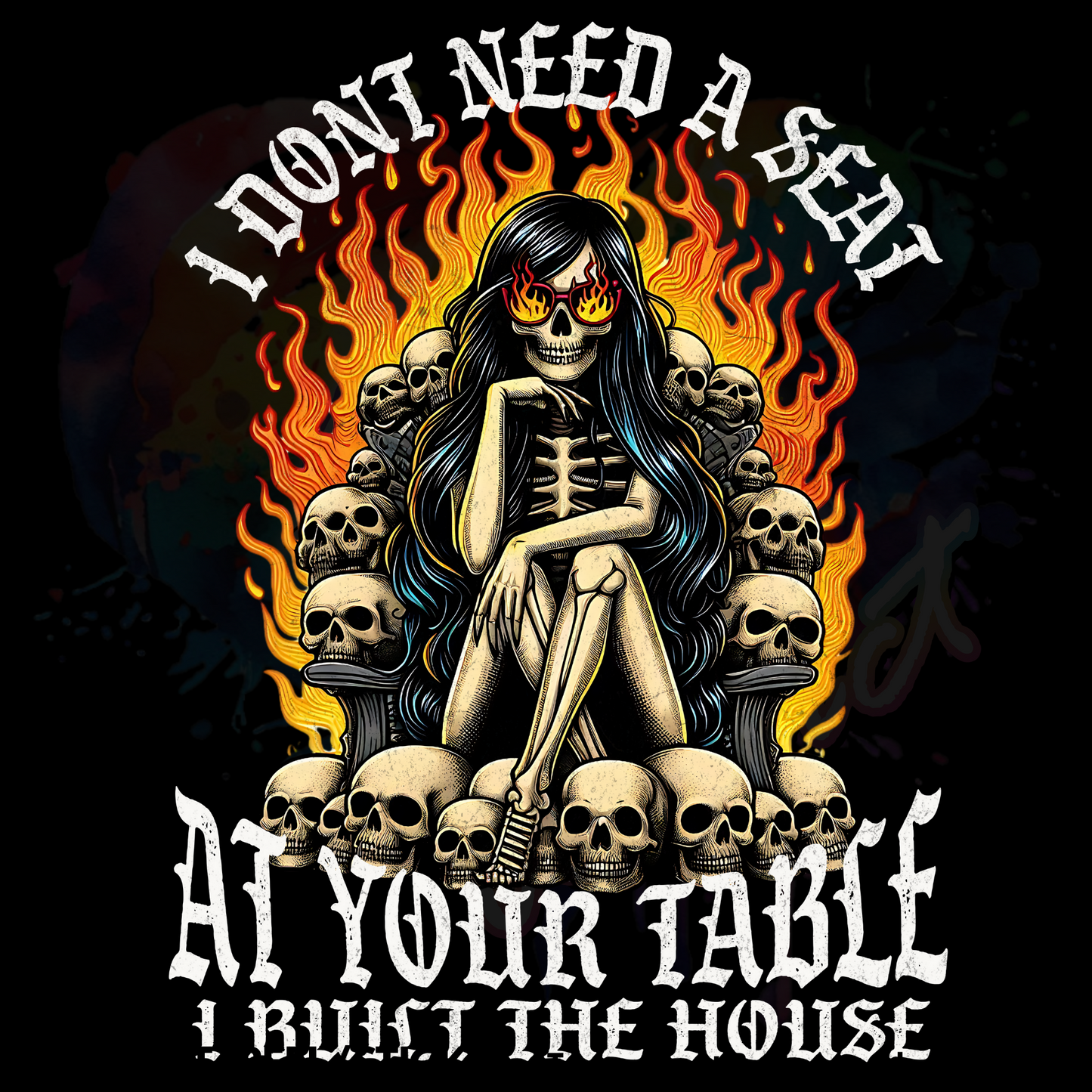 I don't need a seat  UV DTF Decal