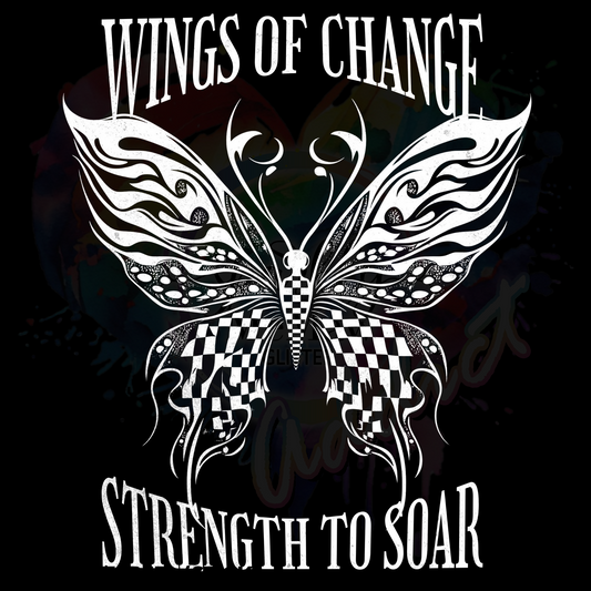 Wings of Change UV DTF Decal