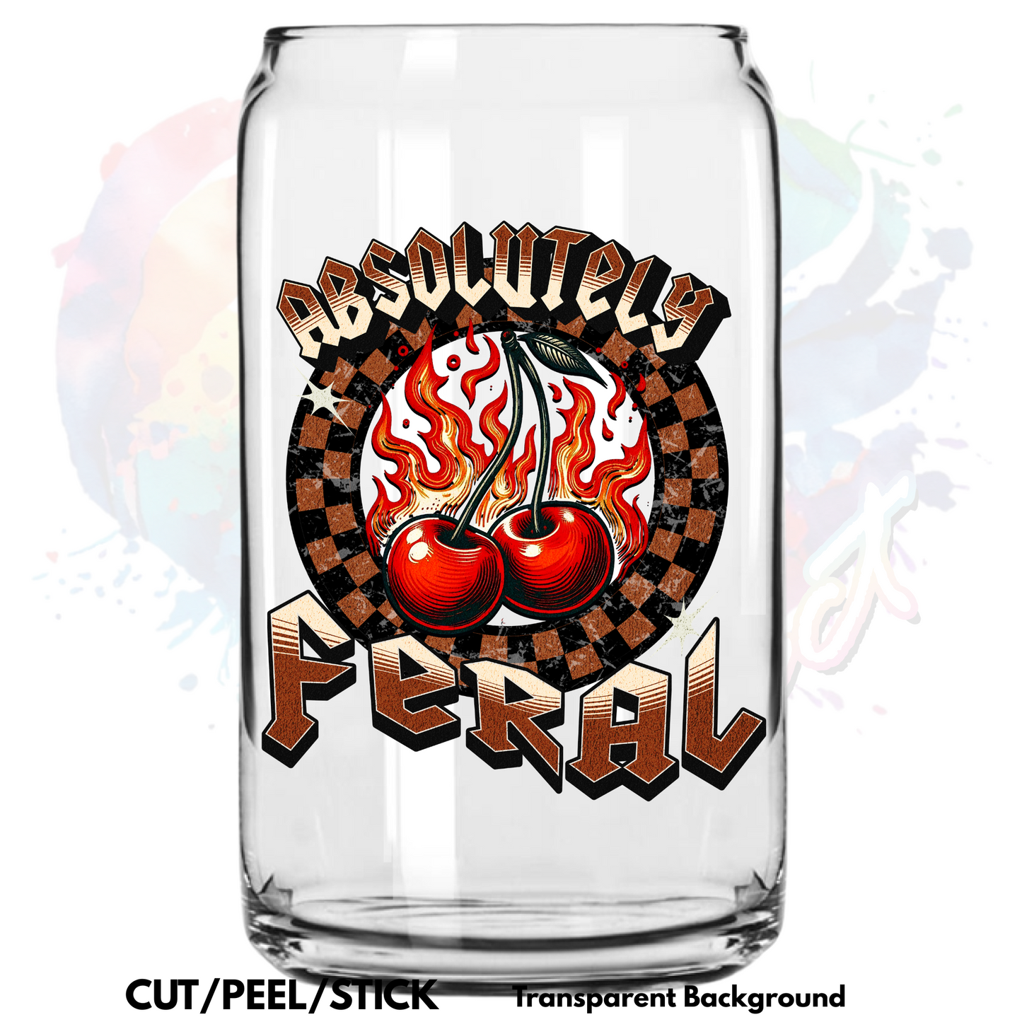 Absolutely Feral UV DTF Decal