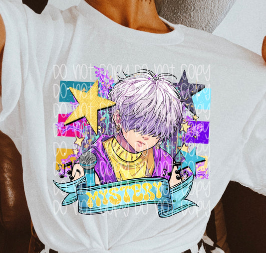 Mystery inspired DTF Print (Fabrics only) 2$ print deal