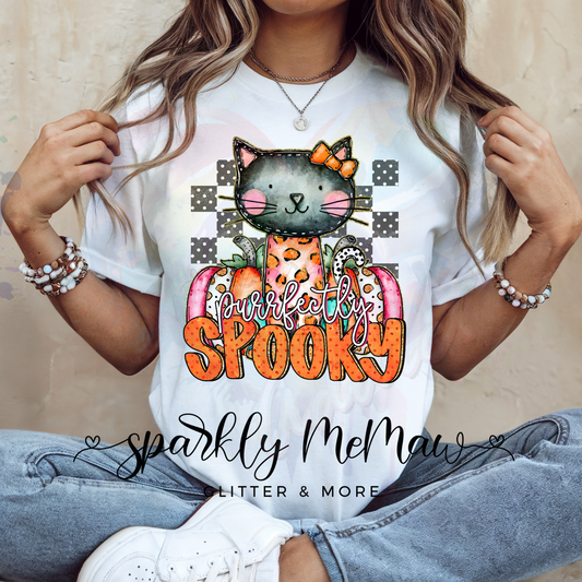 Purrfectly Spooky Ready to Press DTF Transfer (Fabrics only)