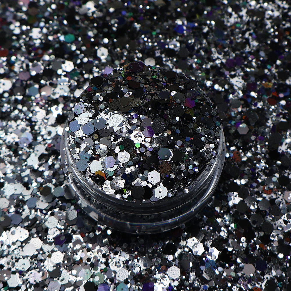 Black Diamond Chunky Glitter Mix
