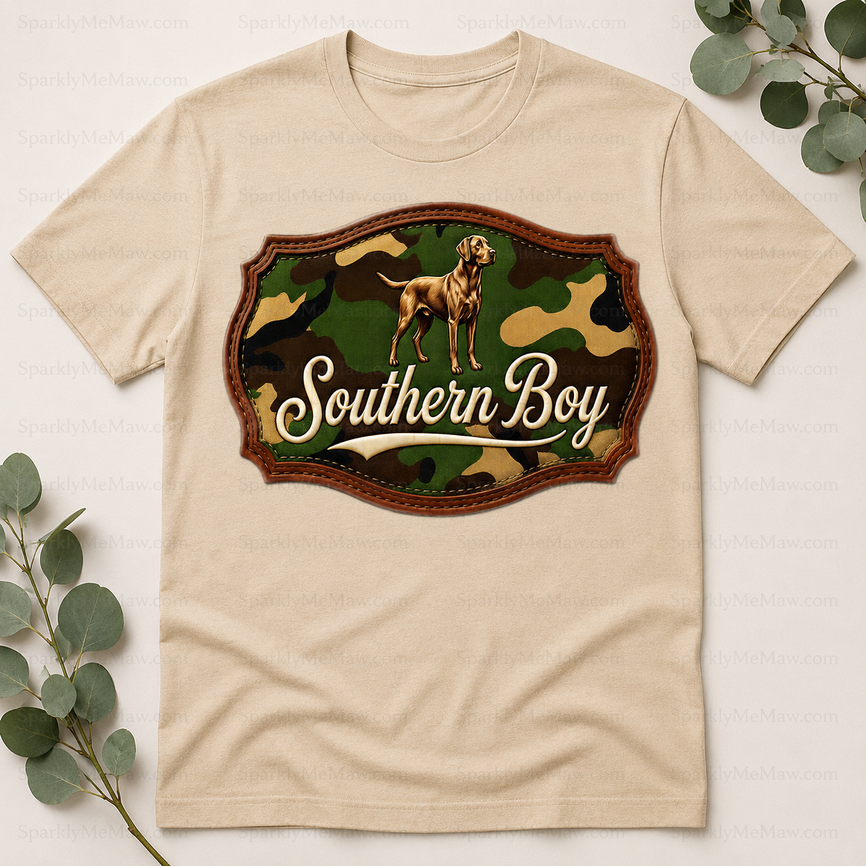 Southern Boy Camo Lab DTF Transfer