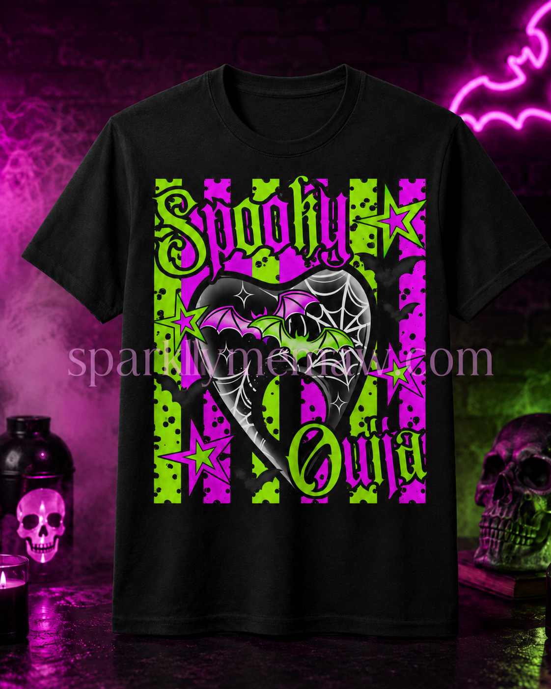 Spooky ouijja DTF Transfer for fabrics
