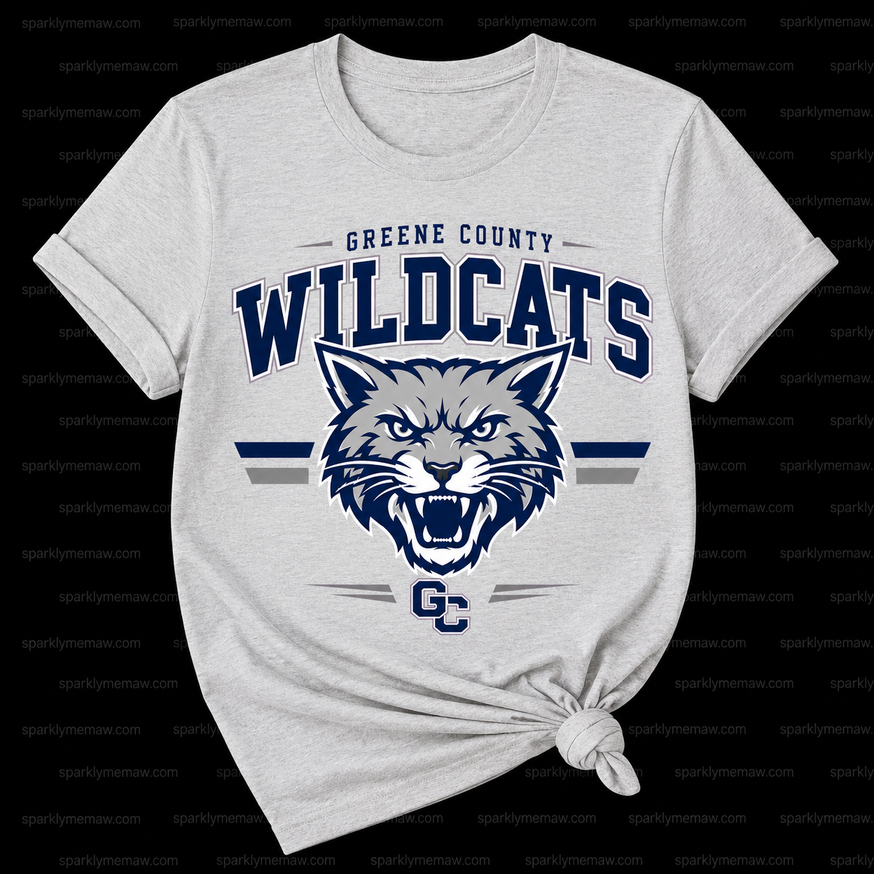 Greene County Wildcats DTF Transfer for Fabrics