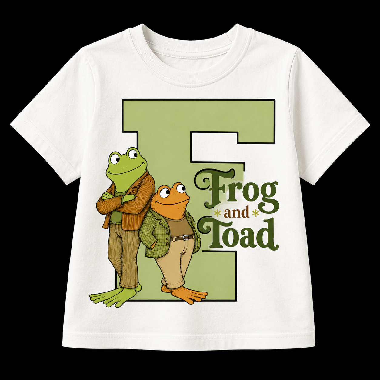 Frog and Toad DTF Transfer for Fabrics