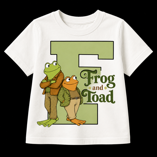 Frog and Toad DTF Transfer for Fabrics