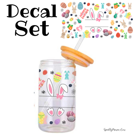 Hoppy Easter UV DTF Decal Set (Wrap)