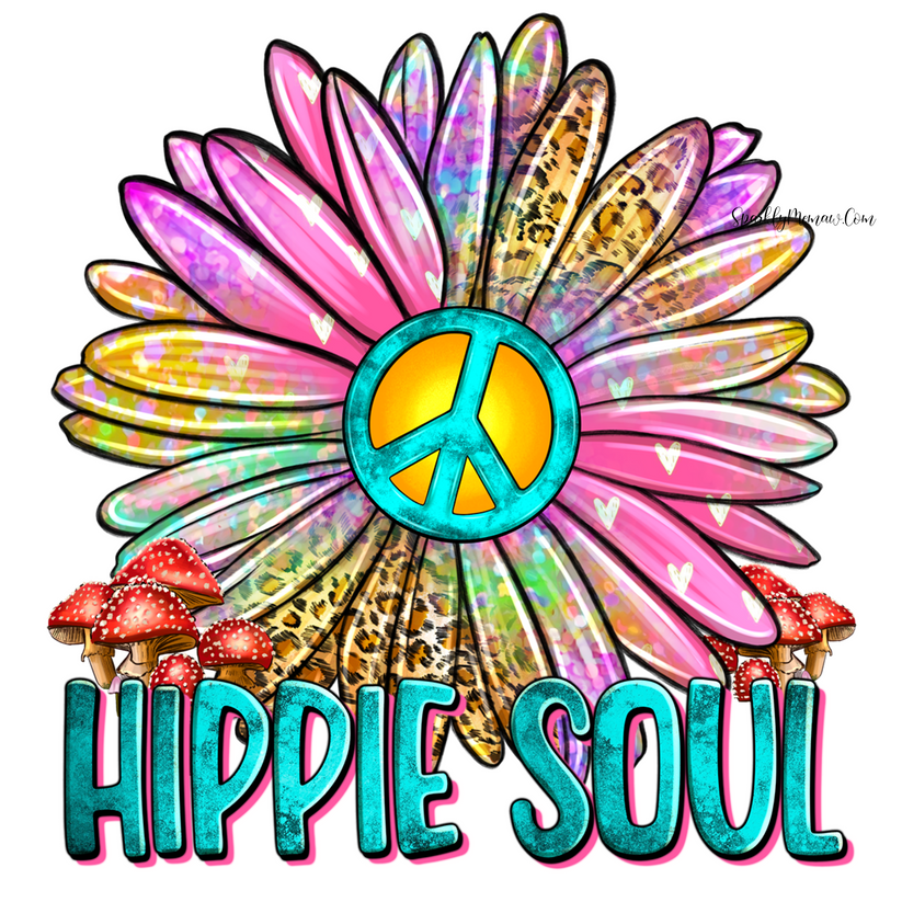 Hippie Soul #1 Uvf Dtf Decal – Sparkly Memaw Llc