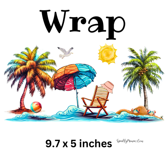 Beach Libbey UV DTF Wrap