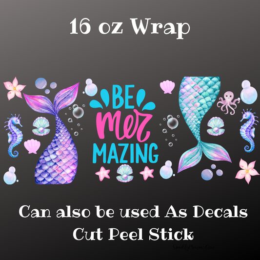 MerMazing UV DTF Wrap (Decal Set)