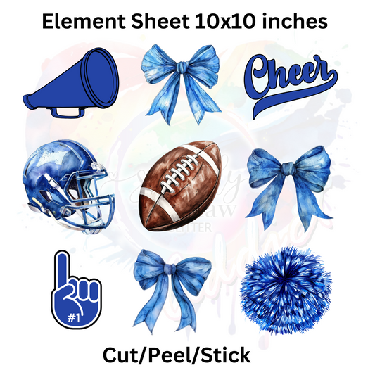 Blue Cheer UV DTF Decal Sheet 10x10 inches