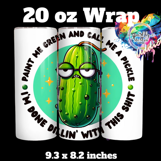 Pickle 20 oz UV DTF Wrap