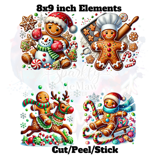 Christmas 52 UV DTF Decal Sheet