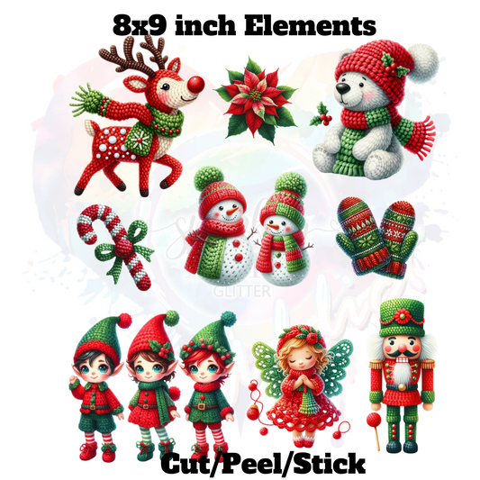 Christmas 59 UV DTF Decal Sheet