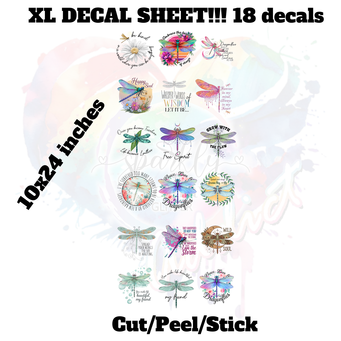 Draongfly XL Decal Set 18 decals