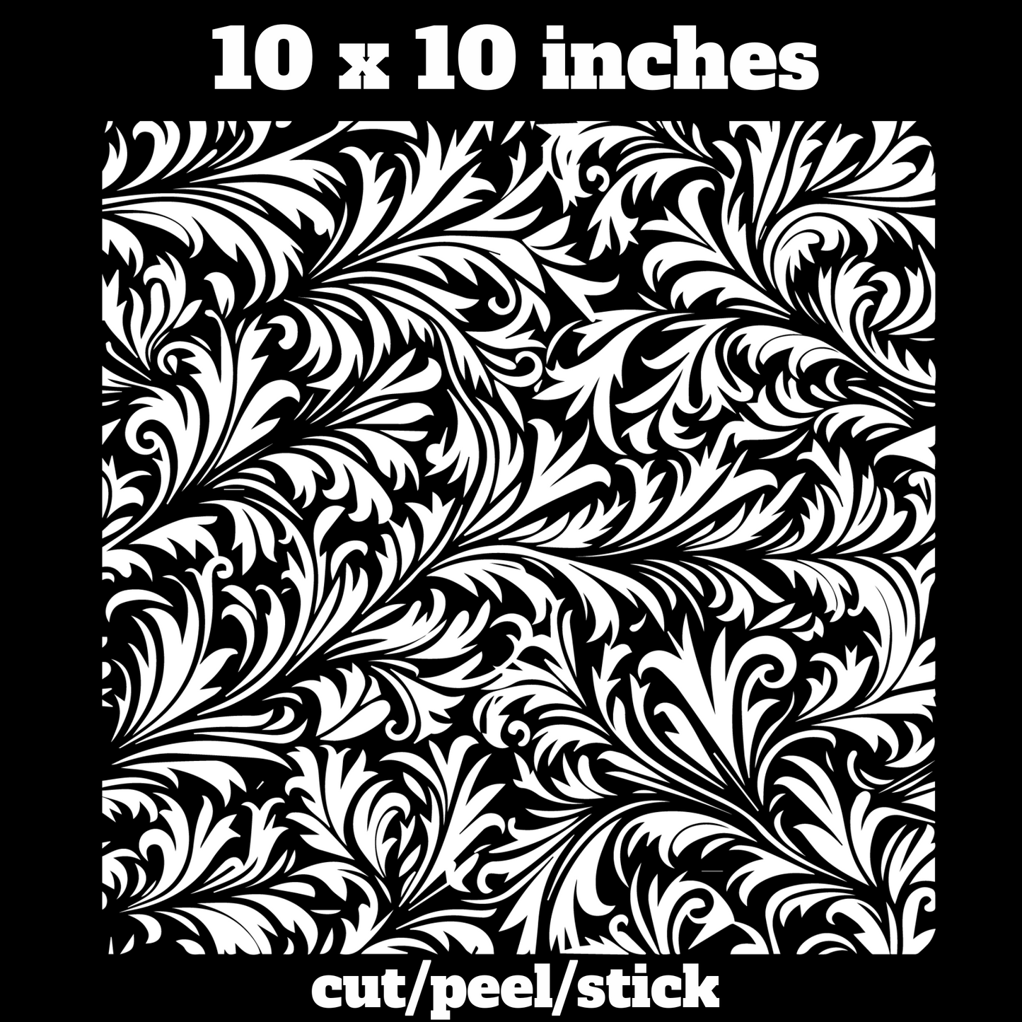 Tooled Leather #2 10 x 10 inch uv dtf sheet (multiple colors)