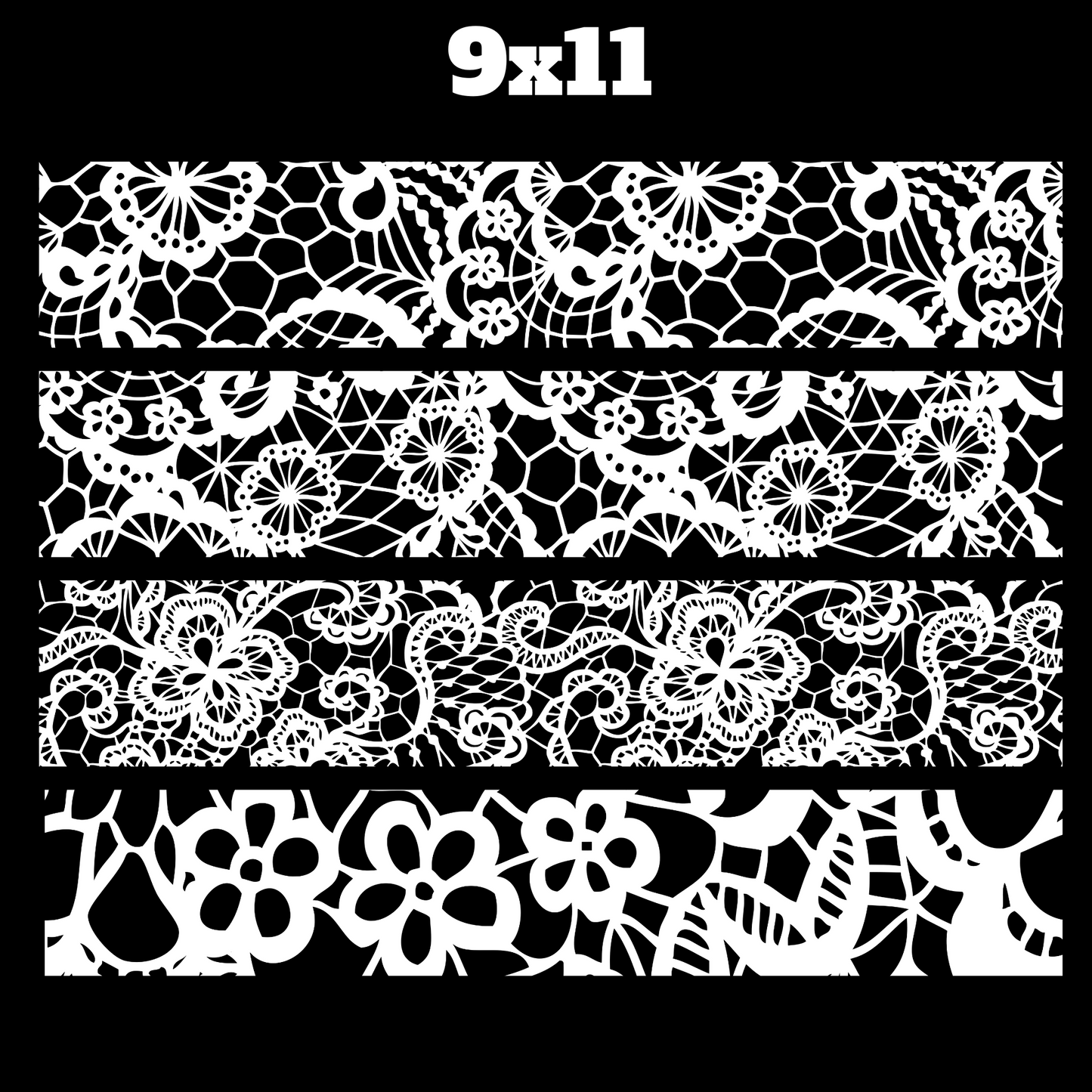 Lace Trim 2 UV DTF Sheet 9x11