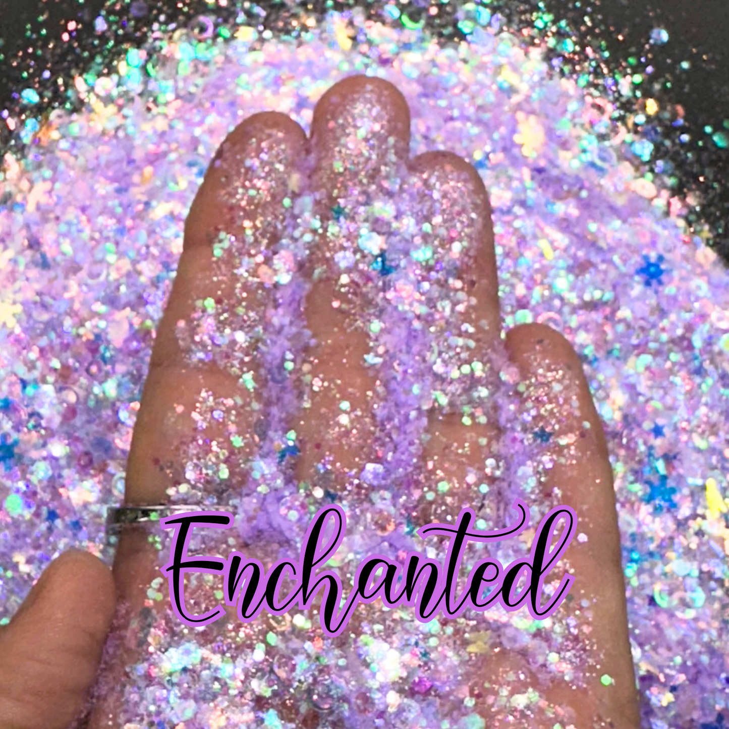 Enchanted Chunky Glitter Mix with Shapes