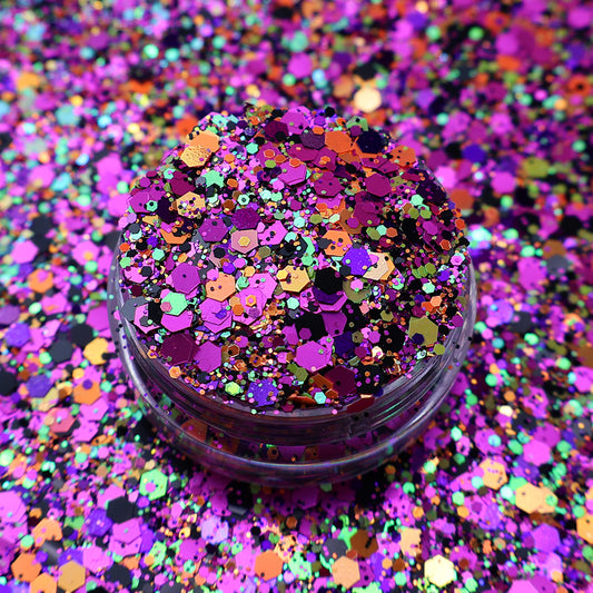 Spooky Nights  Chunky Glitter Mix