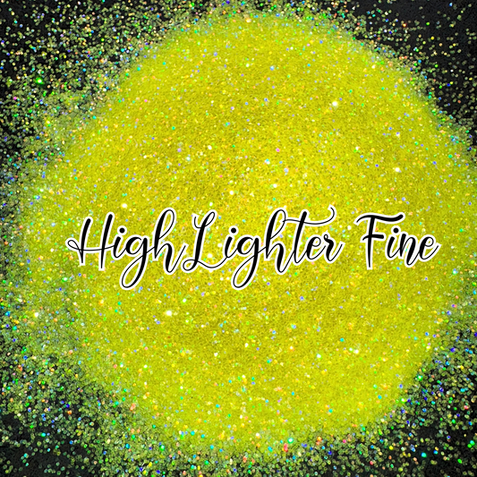 Highlighter Fine Holographic Neon Glitter Mix
