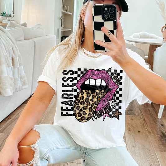 Fearless and god fearing DTF Transfer (Fabrics)