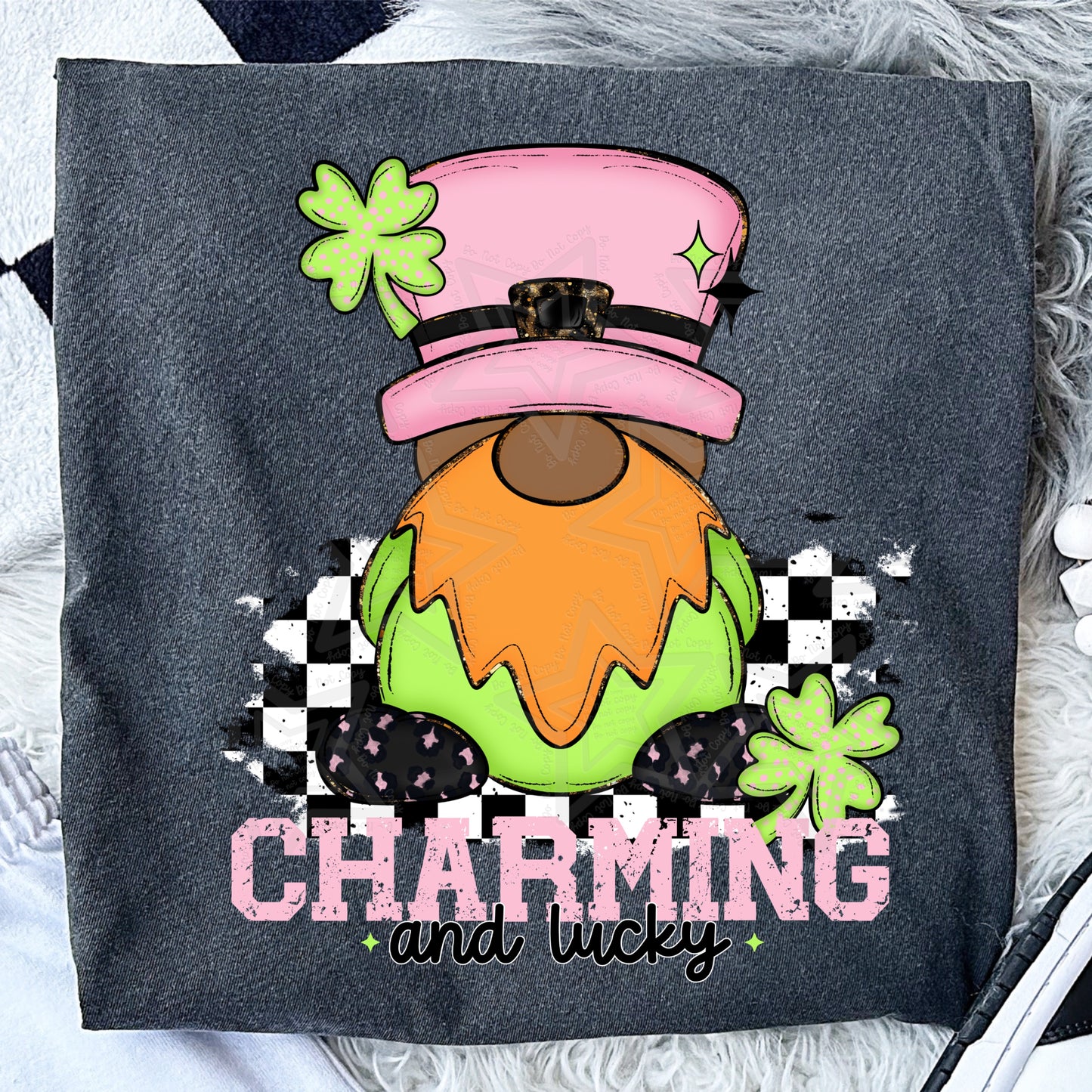 Charming and lucky 2 DTF Transfer (Fabrics)