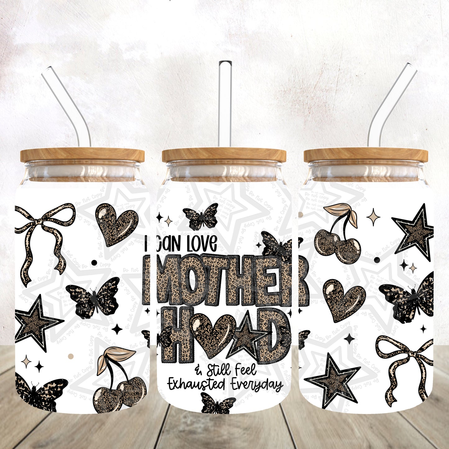 I can love motherhood and still feel exhausted everyday 16 oz wrap