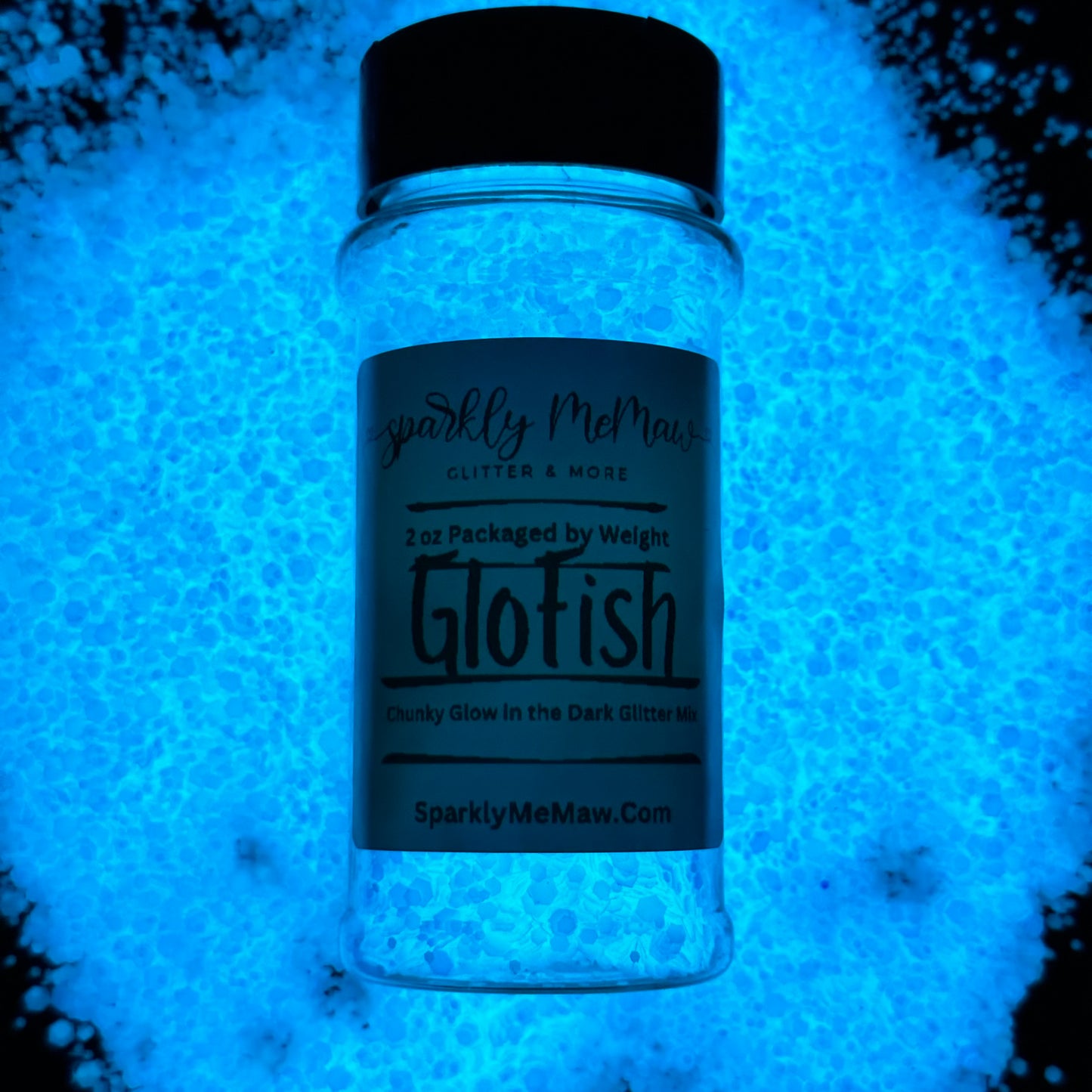 GloFish Glow in the Dark Chunky Glitter Mix