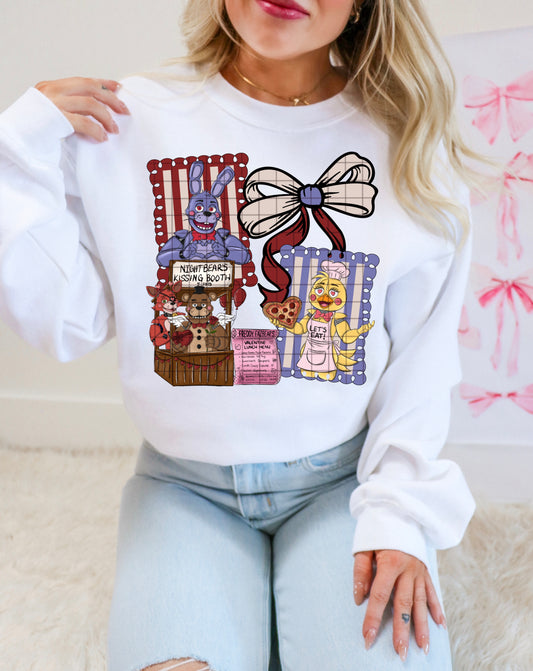 Five Nights Valentine Coquette Collage DTF Transfer