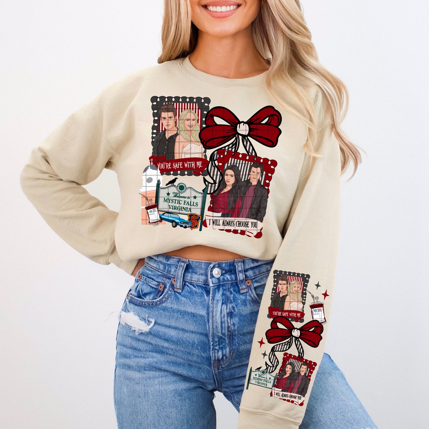 TVD Coquette Collage DTF Transfer