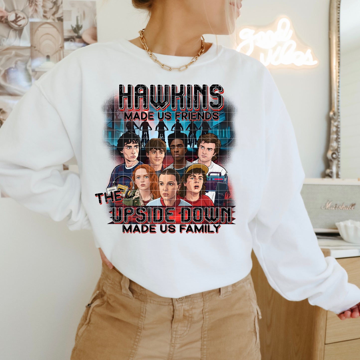 Hawkins Made Us Friends DTF Transfer