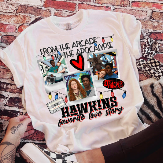 Hawkins Favorite Love Story DTF Transfer