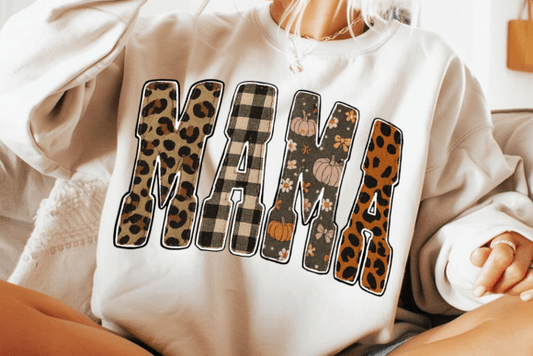 Mama Patch Fall DTF Print (Fabrics only) 2$ print deal
