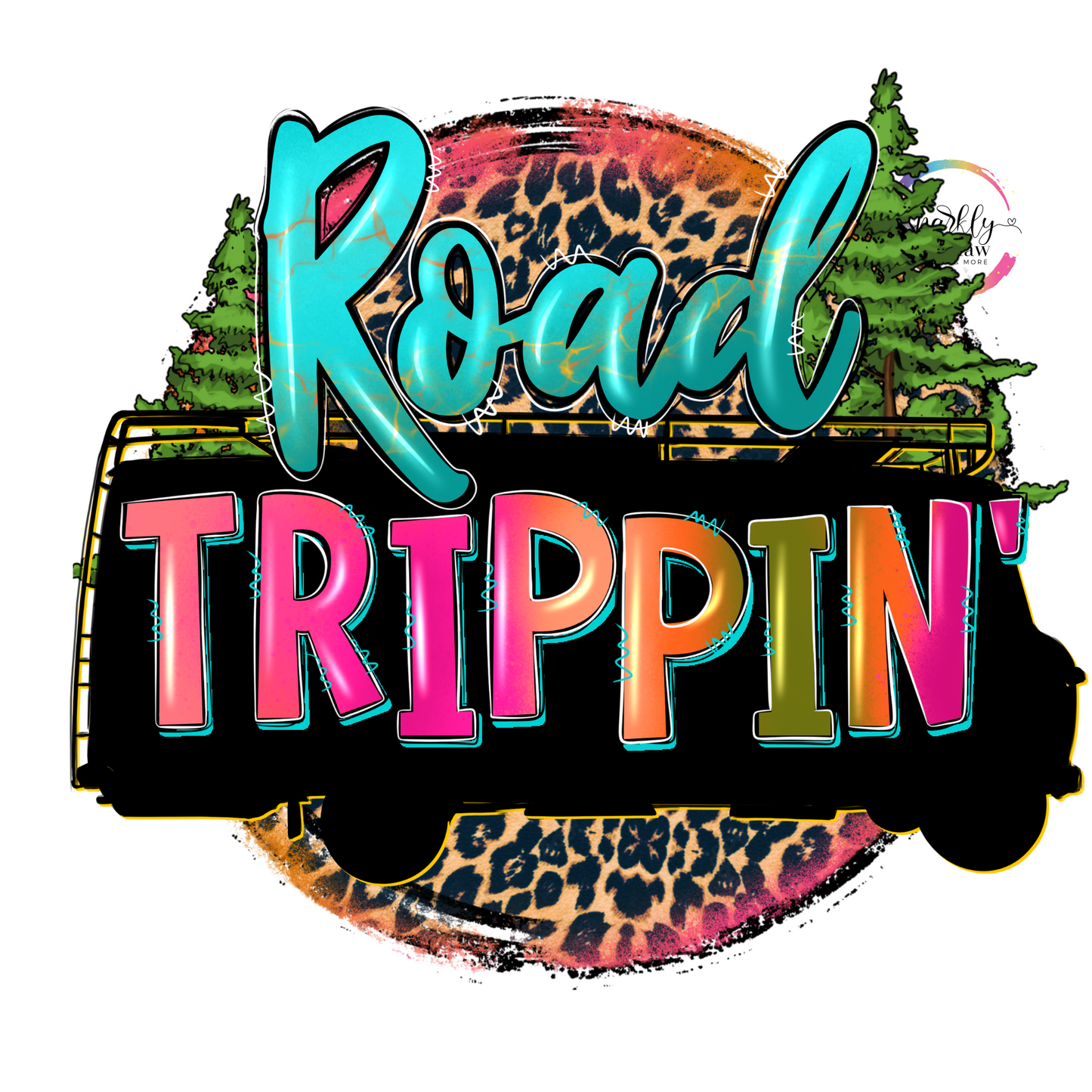 Road Trippin UV Decal