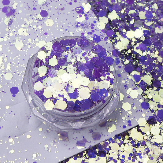 Icy Violet Chunky Glitter Mix