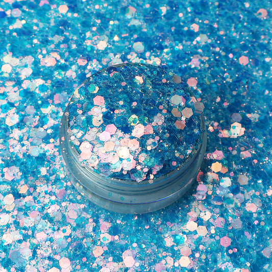 Clouds in Heaven  (COLOR CHANGING) Chunky Glitter Mix