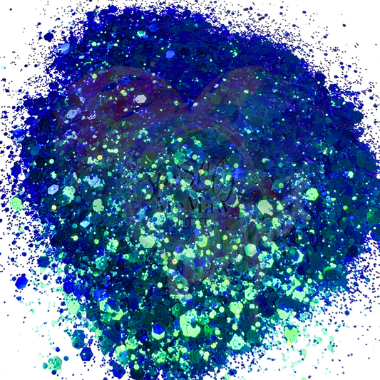 Sharks Obsession Chunky Color Shifting Glitter Mix