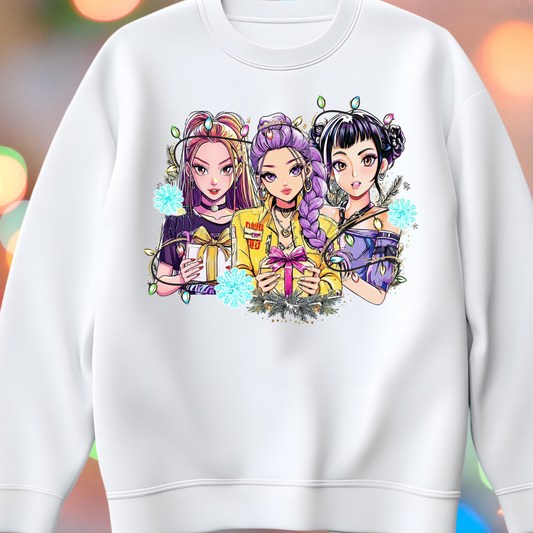 K*pop Christmas DTF Transfer (fabrics only)