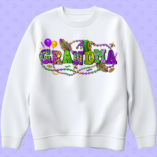 Grandma Mardi DTF Transfer